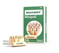 Tactic Games - Jeu de quilles Mölkky® Minipeli, miniature en bois, marron