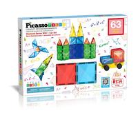 Picasso Tiles Jeu De Construction Diamond Series Set (pt63) 63 Pièces