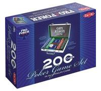 Mallette de poker ProPoker 200 jetons - TACTIC - 11,5g - Mixte - A partir de 11 ans