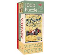 Tactic Puzzle 1000 pcs Vintage old school gear racers