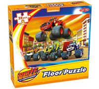 Tactic Games – Puzzle de sol Nickelodeon Blaze – 60 x 40 cm – 35 pièces – Multicolore
