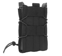 Tactical 5.56 Pochette de Magazine Holster AK AR M4 AR15 Pistolet de Fusil Sac Magle Molle Chasse Chasse Militaire Airsoft Paintball (Color : MG-49-BLK, Size : M)