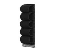 Tactical 5 Rounds 12 Gauge Shotgun Ammo Pouch Hanging Molle Hunting Gun Holder(BK)