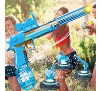 Tactical Blaster Pistolet à Eau électrique | Jeux Aquatique Tir Automatique Viseur Holographique canaon LED à déflagration Bataille d'eau | Jouet Été Enfants et Adultes