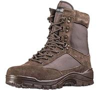 Tactical Bottines à fermeture Éclair YKK Kaki, Brun, 42 EU