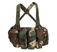 Tactical Chest Rig Bag, Gilet Tactique Militaire Hommes Camouflage Airsoft Gilet Poche Molle Réglable avec Petites Poches 800D Oxford Paintball Gilet pour Formation Tactique Chasse Airsoft Équipement