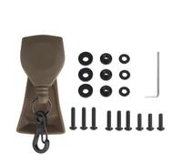 Tactical Cordon Spiralé Élastique, Câble Élastique en Spirale Adjustable, Porte-clés Noir en Spirale Elastique Corde Rétractable Cordon Anti-Perte Extensible pour Camping, Randonnée, Chasse