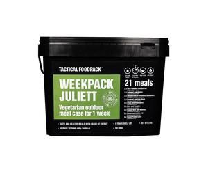 Tactical Foodpack - Pack de repas végétariens lyophilisés - Weekpack Juliett 2240g