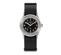 TACTICAL FROG Militado Montre de terrain VH31 Japan Movt de 36 mm avec balayage des secondes pour homme avec bracelet en nylon, étanche jusqu'à 100 m - Série ML13/ML14, Cadran noir jaune / K1 / avecT