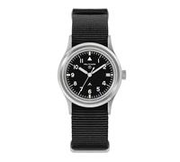 TACTICAL FROG Militado Montre de terrain VH31 Japan Movt de 36 mm avec balayage des secondes pour homme avec bracelet en nylon, étanche jusqu'à 100 m - Série ML13/ML14, Cadran blanc / K1 / Date, ML14