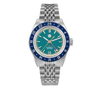 TACTICAL FROG San Martin Montres de Plongée pour Hommes SN0116G NH34 Movement GMT 100m Waterproof Automatic Mechanical Watch