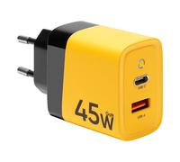 Tactical, GaN bloc d'alimentation USB + USB-C 45W Microgrid, noir / jaune