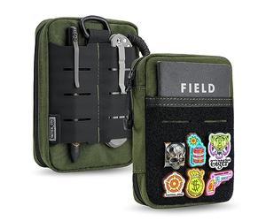 TACTICAL GEEK Block E3.0 Molle Sac EDC Pouch Sac Tactique Compact Imperméable en Nylon 500D Cordura Multifonctions EDC Sac léger Molle Pouch Organisateur avec Poche pour téléphone Portable