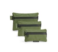 TACTICAL GEEK Sac de rangement A5 EDC polyvalent, crochets et boucles, petit sac à outils, organisateur de poche, en nylon 500D, vert
