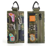 TACTICAL_GEEK Storage A2 M Pochette EDC en Nylon 500D, Organisateur Compact de Poche avec Système Molle, Mini Sac Utilitaire pour Outils, Lampe Torche, Pièces et Accessoires EDC, Camouflage