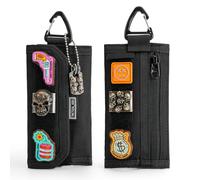 TACTICAL_GEEK Storage A2 M Pochette EDC en Nylon 500D, Organisateur Compact de Poche avec Système Molle, Mini Sac Utilitaire pour Outils, Lampe Torche, Pièces et Accessoires EDC, Noir