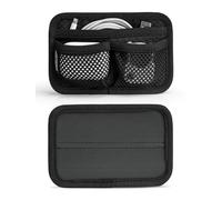 TACTICAL GEEK TCM3 Mini Tableau Organisateur EDC, Accessoires De Sac À Dos avec Poche Ouverte & Poche en Maille, Panneau D'insertion avec Crochet Et Boucle Modulaires pour Transport Quotidien, Noir