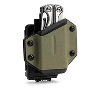 Tactical Geek TX1 Étui en pour Outil Multifonction LEATHERMAN, Étui Ajustable avec Clip Arrière pour Ceinture, Vert