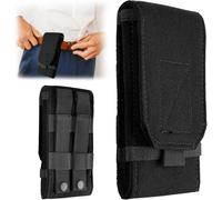 Tactical Molle Smartphone Holster, Men's Belt Bag, Compatible With 4.7 To 6.7 Inch Mobile Phones ¿ Belt Cases For Mobile Phones (Black)