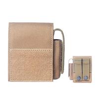 Tactical Molle Waist Pouch Bag, Outdoor Pack Utility Everyday Carry Pouch, Accessories Small Bags(Brown)