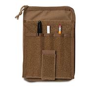 Tactical Notebook Covers Commandant de Tam Field Couverture de Livre/avec Amovible pour Carte et Basse/Compatible avec Army Green Book (NSN 7530-00-222-3521), Marron