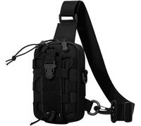 Tactical Shoulder Bag, Multiple Tactical Pouch, Waterproof Shoulder Bag, Multifunctional Waterproof Chest Bag, Adjustable for Outdoor Sports, Climbing, Camping