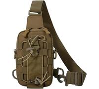 Tactical Shoulder Bag, Multiple Tactical Pouch, Waterproof Shoulder Bag, Multifunctional Waterproof Chest Bag, Adjustable for Outdoor Sports, Climbing, Camping