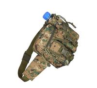 Tacticala Sac banane multifonction avec porte-bouteille d'eau pour randonnée, camping, équitation, pêche, Buissons, Taille unique