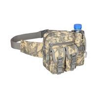 Tacticala Sac banane multifonction avec porte-bouteille d'eau pour randonnée, camping, équitation, pêche, ACU., Taille unique