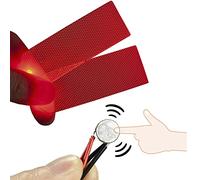 [Tactile] Décorations lumineuses LED flexibles pour casque Cosplay Kit de bricolage RVB Super-héros pour homme Cadeaux - Lumière tactile rouge