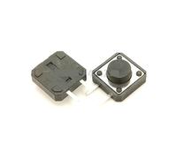 Tactile Tact Push Button 20PCS 12x12x6mm Micro Tact SMD Illuminate Panel PCB Momentary Tactile Tact Mini Push Button Switch Side 2pin 12 * 12 * 6mm Tact Switch interrupteur industriel