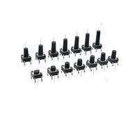 Tactile Tact Push Button Switch Momentary 20Pcs DIP 6 * 6 * 4.3MM 6X6X4.3/4.5/5.0/5.5/6.0/6.5/7.0/8.0/8.5/10/11/12/13/15/16MM NWPNLXEA(6X6X10mm (20Pcs))