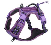 Tactique Harnais Chien Anti Traction Réglable Facile à Mettre pour Moyen Grand Chien, Gilet Réfléchissant, Matériel Militaire