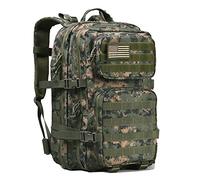 tactique militaire Sac à dos Grande armée 3 Day Assault Pack Molle Bug Out Sac à dos à dos pour extérieur Chasse randonnée Camping Trekking Woodland Digital Camouflage