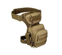 Tactique Molle Drop Leg Taille Sac Militaire Cuisse Hanche en Plein Air Pack pour Moto Randonnée Voyager, Tan, L, Tan, L