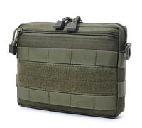 Tactique Molle Pouch Militaire Port Quotidien Gear Tool Pack Outdoor Urgence Sac Médical pour Gilet Sac à Dos Chasse Accessoire Sac (Green)