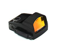 Tactique P2 Compact Reflex Red Dot, 1X22 3 MOA Reflex Optic Sight Holographic Hunting Scope pour la Chasse/Black