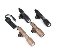 Tactique SureFire M300 M600B M600C pistolet lumière Picatinny Rail Compatible lampe de poche Scout lumière pistolet et outil d'éclairage de fusil M300A-DE-DualSwitch