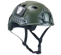 Tactique SWAT Style Militaire de l'armée de Combat Rapide PJ Casque OD Vert pour CQB Tir Airsoft Paintball