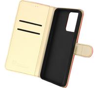 Tactital Field Notes Etui portefeuille pour Realme C35 / Narzo 50A Prime - Rouge