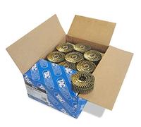 Tacwise 0279 Clous en Rouleau à Tête Plate de Type 2,3 / 50 mm, Pointe en Diamant, Tige Annelée et Finition en Acier, Inclinés à 16°, Reliés en Fil, Lot de 9000