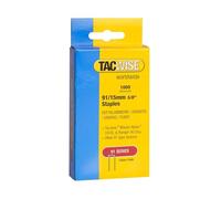 TACWISE 0283 Agrafes à Couronne Étroite 91/15 mm, Boîte de 1.000, Argent