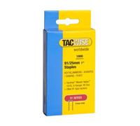 Tacwise 91/25mm Petites agrafes galvanisées Boîte de 1000