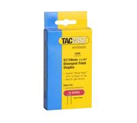 Tacwise 0287 Agrafes à Couronne Étroite Galvanisées 91/18 mm, Lot de 1000 | Pointe Divergente