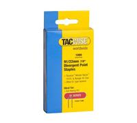 Tacwise 0288 Agrafes à Couronnes Étroites à Pointes Divergantes 91/22 mm, Boîte de 1.000