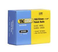 Tacwise 0294 Clous de Finition Galvanisés de Type 16G / 32 mm, Lot de 2500