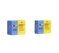 Tacwise 0297 Clous de Finition 16G/45 mm, Boîte de 2.500 & 294 Clous droits 16 g 32 mm pour pistolet à clous (boîte de 2500), argent