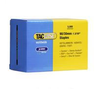 Tacwise 0309 Agrafes à Couronne Étroite Galvanisées 90/30 mm, Lot de 5000 | Pour Applications Professionnelles d'Agrafage