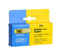 Tacwise Agrafes galvanisées 0335 Type 53 8 mm – Lot de 2000