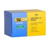 Tacwise 0343 Agrafes Galvanisées Professionnelles de Type 140/12mm, Lot de 5000